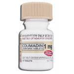 クーマディン Coumadin, ワーファリンジェネリック, ワルファリン 1mg 錠 (Sigma) ボトル