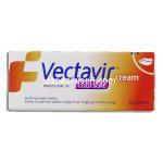 ベクタビル Vectavir, デナビール ジェネリック, ペンシクロビル 1% x 2gm クリーム (Novartis) 箱