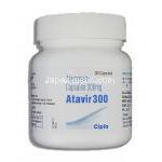 アタビル Atavir, レイアタッツ ジェネリック, アタザナビル 300mg (Cipla) 容器