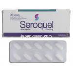 セロクエル Seroquel, クエチアピン フマル酸塩 300mg (Astra Zeneca)